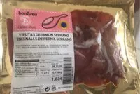 Mängden socker i Virutas de jamón serrano
