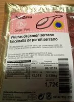 Mängden socker i Virutas de jamón serrano