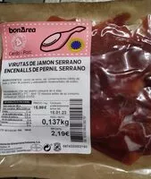 Mängden socker i Virutas de jamón serrano