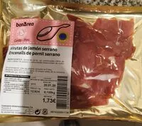 Mängden socker i Virutas de jamón serrano