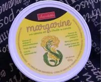 Mängden socker i Margarine à l’huile de canola