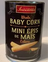 Mängden socker i Mini épi de maïs