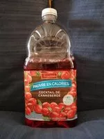 Mängden socker i Cocktail de canneberge pauvre en calories
