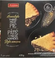 Mängden socker i Pate aux trois viandes