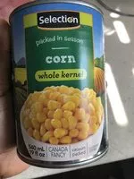 Mängden socker i Grains entier mais