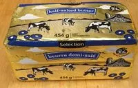 Mängden socker i Beurre demi-salé