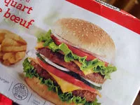 Mängden socker i Quart de livre de boeuf burger