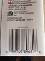 Mängden socker i Bouillon de poulet