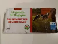 Mängden socker i Salted Butter Beurre Salé