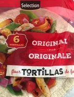 Mängden socker i Tortillas de farine