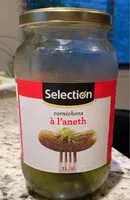 Mängden socker i Cornichons à l’aneth