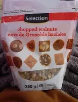 Mängden socker i Noix de grenoble hachées