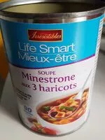Mängden socker i Soupe minestrone aux 3 haricots
