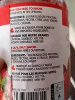 Mängden socker i Confiture avec pectine