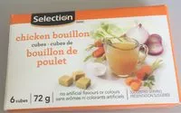 Mängden socker i Bouillon de poulet