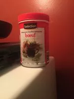 Mängden socker i Mélange pour bouillon instantané boeuf