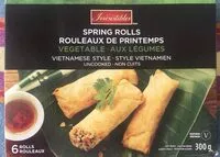 Mängden socker i Rouleaux de printemps aux légumes