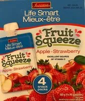 Mängden socker i Presse fruits pomme fraise