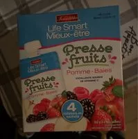 Mängden socker i Presse fruits pommes baies