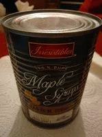 Mängden socker i Sirop d'Érable Foncé