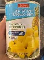 Mängden socker i Morceaux d’ananas