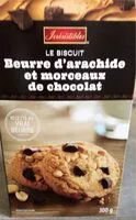 Mängden socker i Biscuit beurre d’arachide et morceaux de chocolat