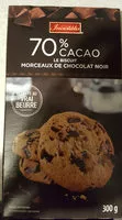 Mängden socker i 70% cacao Le biscuit Morceaux de chocolat noir