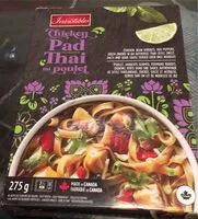 Mängden socker i Pad thai au poulet