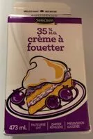 Mängden socker i Creme a fouetter