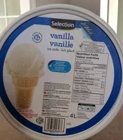 Mängden socker i Crème glacée slelection à la vanille