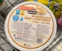 Mängden socker i Butterscotch Ripple Ice Milk