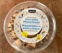 Mängden socker i Macarons à noix de coco avec filet chocolaté