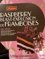 Mängden socker i Explosion de framboise
