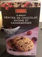 Mängden socker i Le Biscuit pépites de chocolat, avoine et canneberge