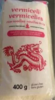 Mängden socker i Vermicelles nouilles de riz