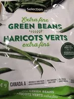 Mängden socker i Haricots verts extra fins surgelés