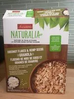 Mängden socker i Flocons de noix de coco et graines de chanvre