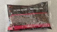 Mängden socker i Sultana Raisins