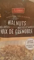 Mängden socker i Walnuts