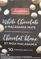 Mängden socker i Biscuits aux chocolat blanc et noix macadamia