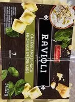 Mängden socker i Ravioli fromage et epinards