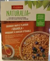 Mängden socker i Granola croquant à saveur d'érable