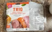 Mängden socker i Trio Salami, Peoperoni, Smoked Ham