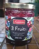 Mängden socker i Confiture 3 fruits