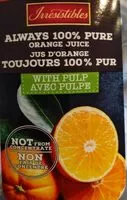 Mängden socker i Jus d'orange avec pulpe