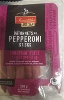 Mängden socker i Irresistible Artisan Peppeeoni Sticks