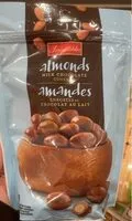 Mängden socker i Milk chocolate covered almonds