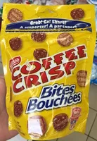 Mängden socker i Bouchées Coffee Crisp Bites