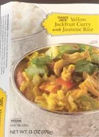 Mängden socker i Yellow Jackfruit Curry with Jasmin Rice