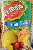 Mängden socker i Cocktail de fruits